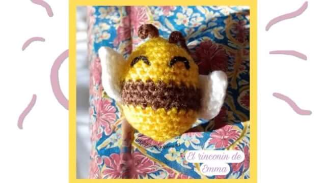 Llavero mini abeja