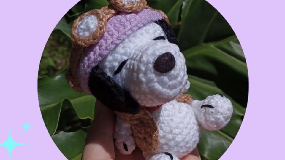 Mini Snoopy aviador