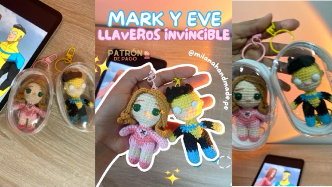 Mark & Eve (Keychain)