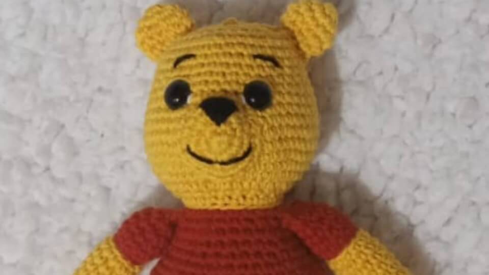 Winnie Pooh Patrón Gratuito