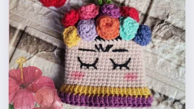 Porta llaves Frida kahlo