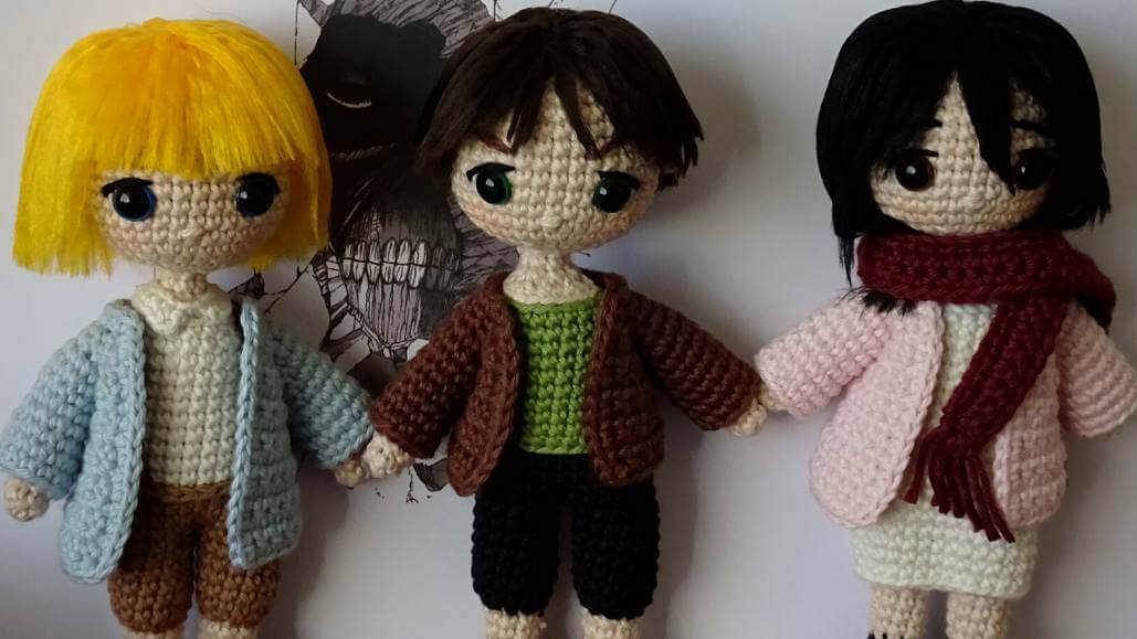 Eren, Armin, Mikasa - SNK