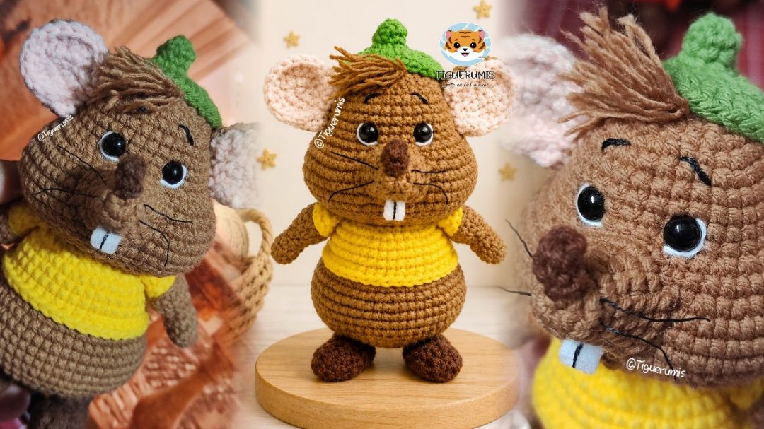 Gus Gus de la Cenicienta 🐭🧶