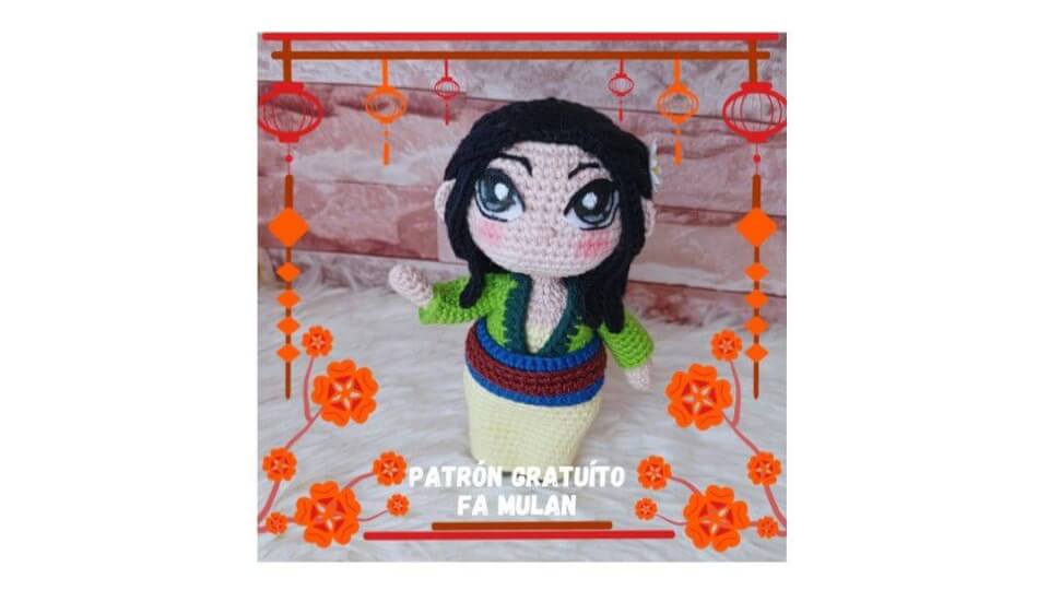 Patrón Fa Mulan (Gratuíto)