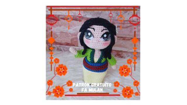 Patrón Fa Mulan (Gratuíto)