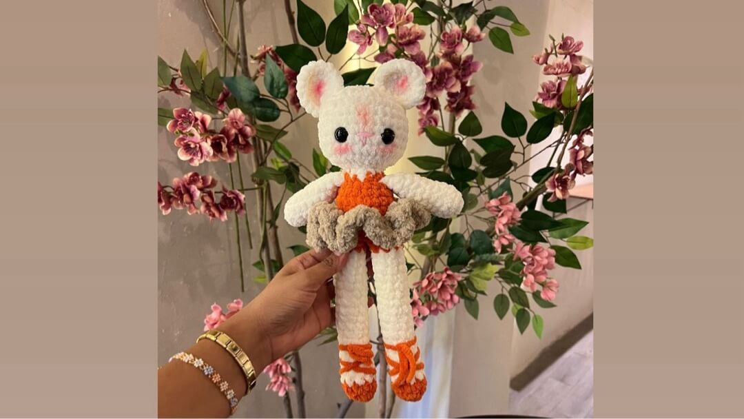 Patrón de Ratoncita de ballet