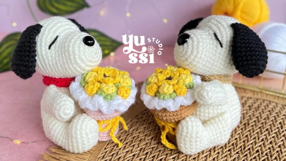 Snoopy con ramito | PDF 🌻
